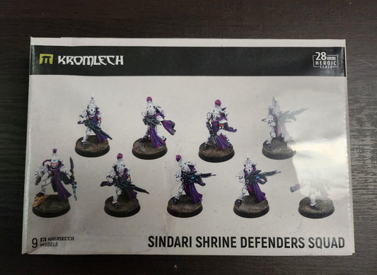 Kromlech Miniatures Sindari Shrine Defenders Squad (8+1) (*See Per Order Flat Rate Shipping)