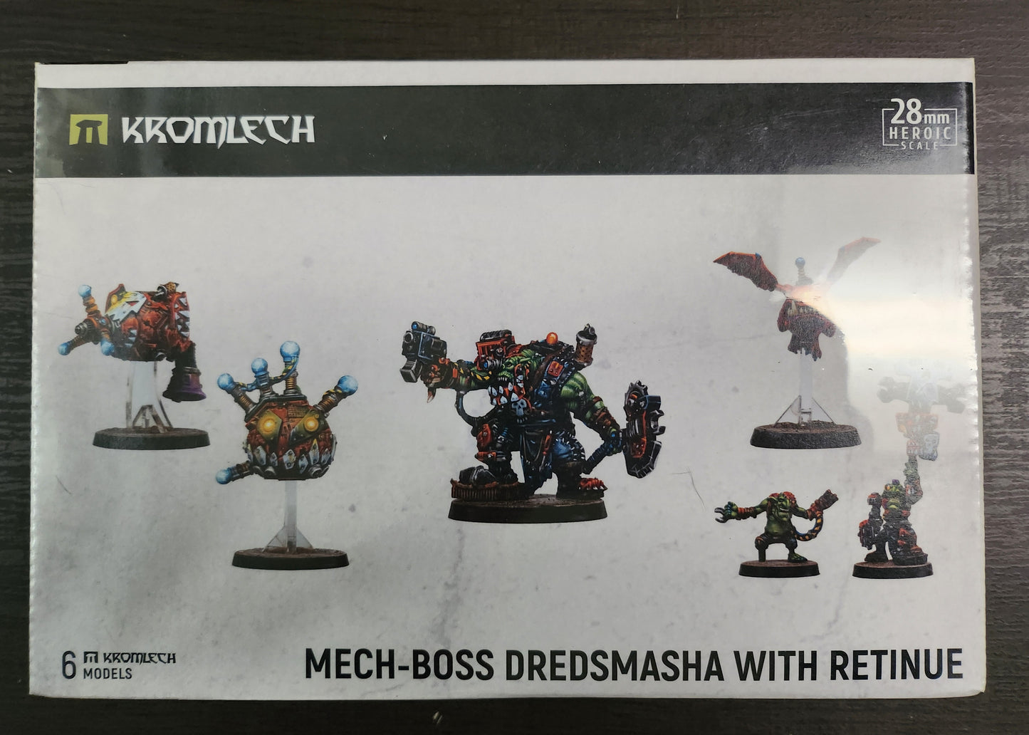 Kromlech Miniatures Mech-Boss Dredsmasha with Retinue (6)(*See Per Order Flat Rate Shipping)