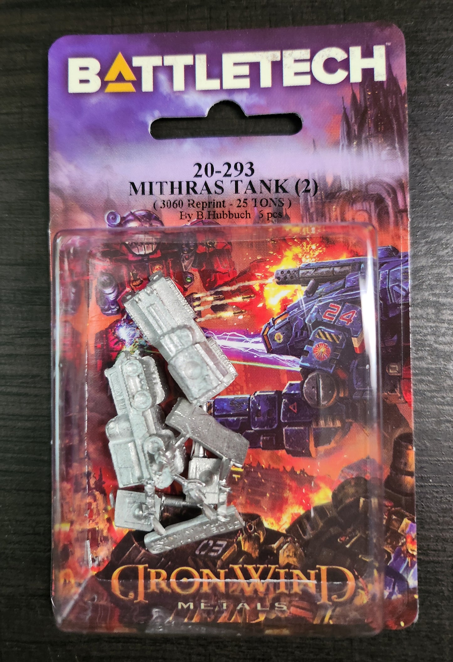 Battletech Mithras Light Tank (2) 20-293 (*See Per Order Flat Rate Shipping)