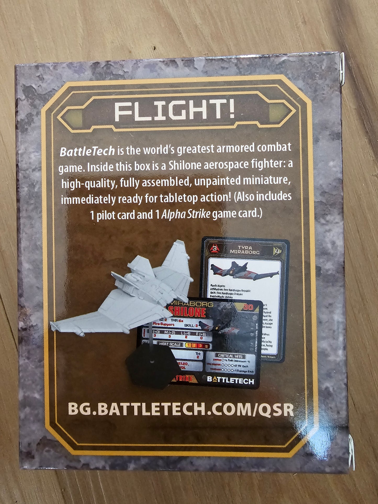 Battletech Salvage Boxes Clan Invasion (Shilone Fighter) (*See Per Order Flat Rate Shipping)