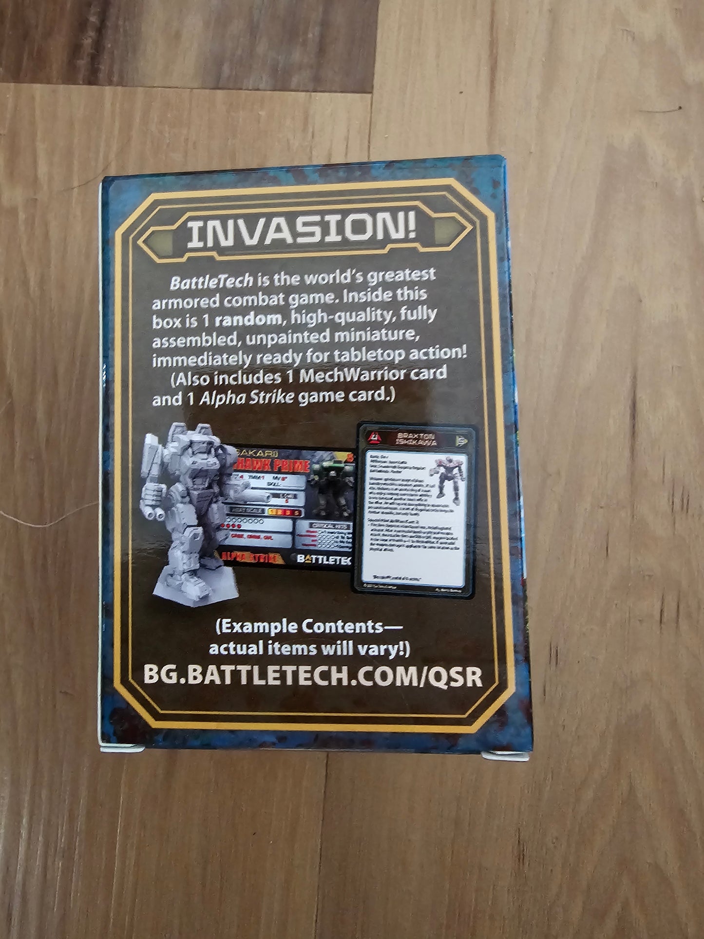 Battletech Salavge Box Savannah Master (*See Per Order Flat Rate Shipping)