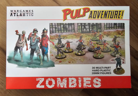 Wargames Atlantic Pulp Adventure! Zombies (*See Per Order Flat Rate Shipping)