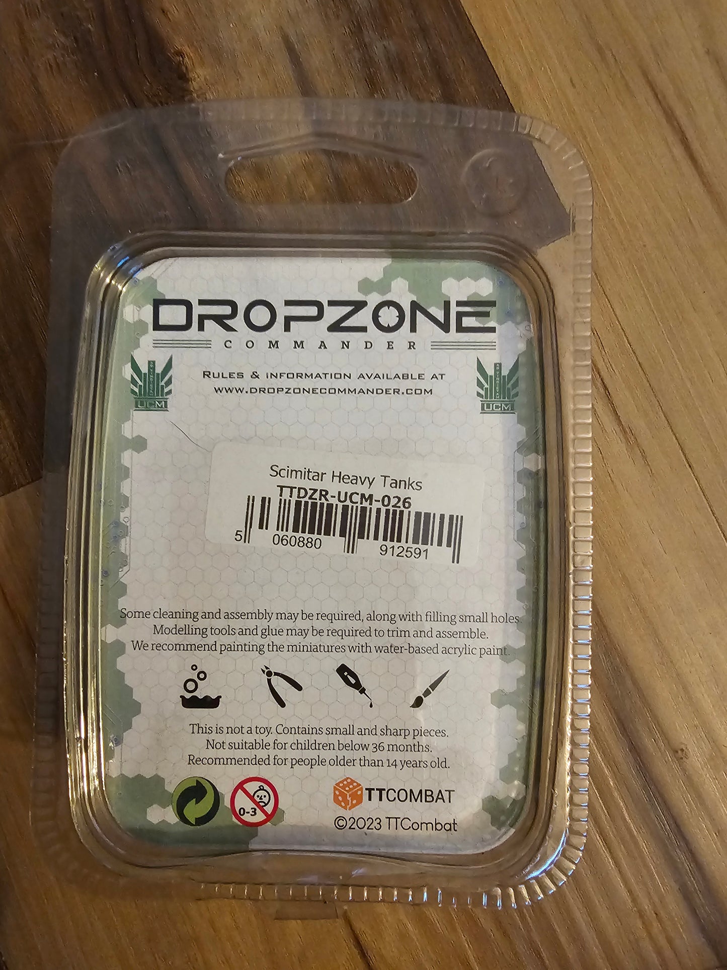 Dropzone Commander Scimitar Heavy Tanks (*See Per Order Flat Rate Shipping)