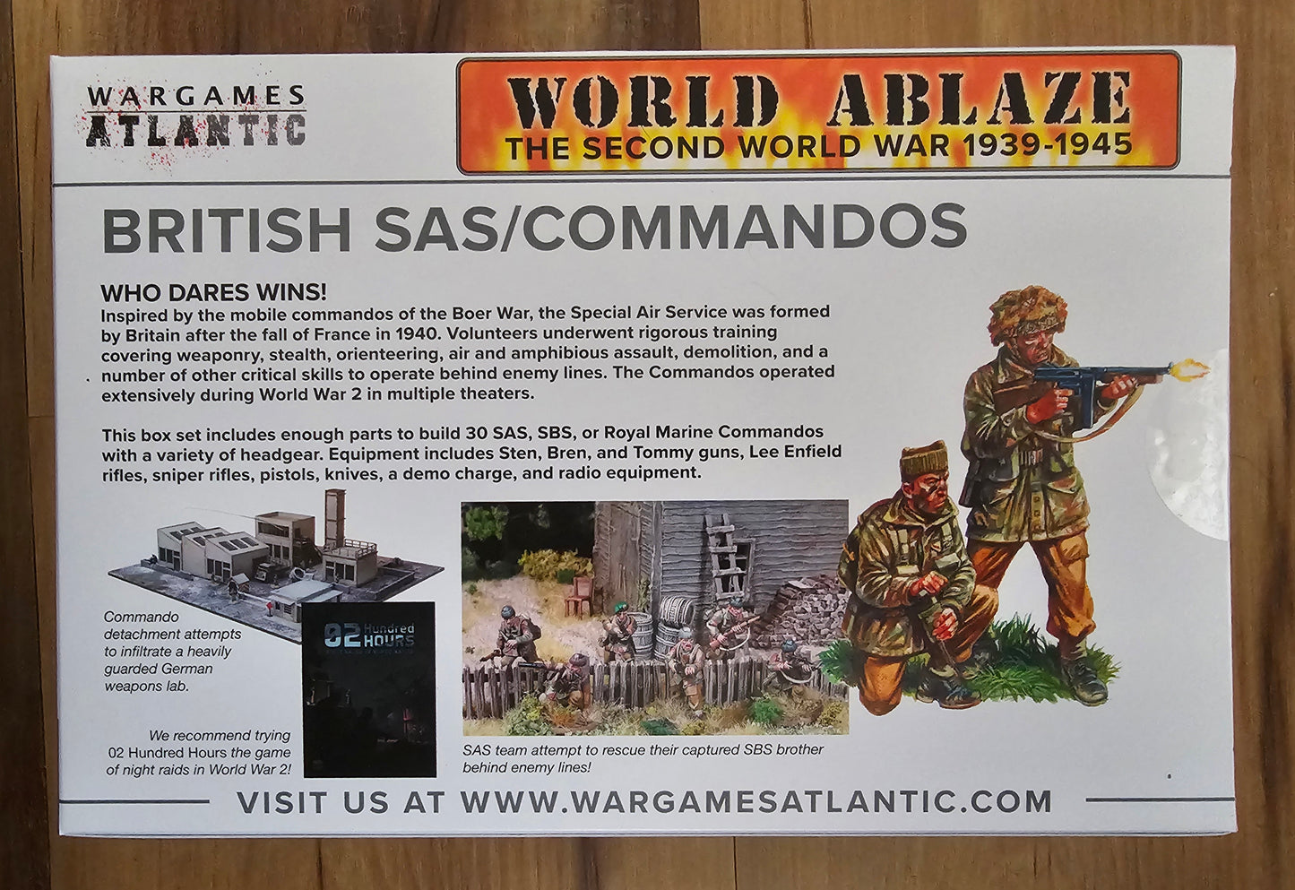 Wargames Atlantic British SAS / Commandos (*See Per Order Flat Rate Shipping)