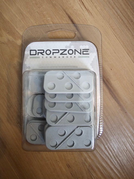 Dropzone Commander 5-hole Urban Infantry Bases (*See Per Order Flat Rate Shipping)