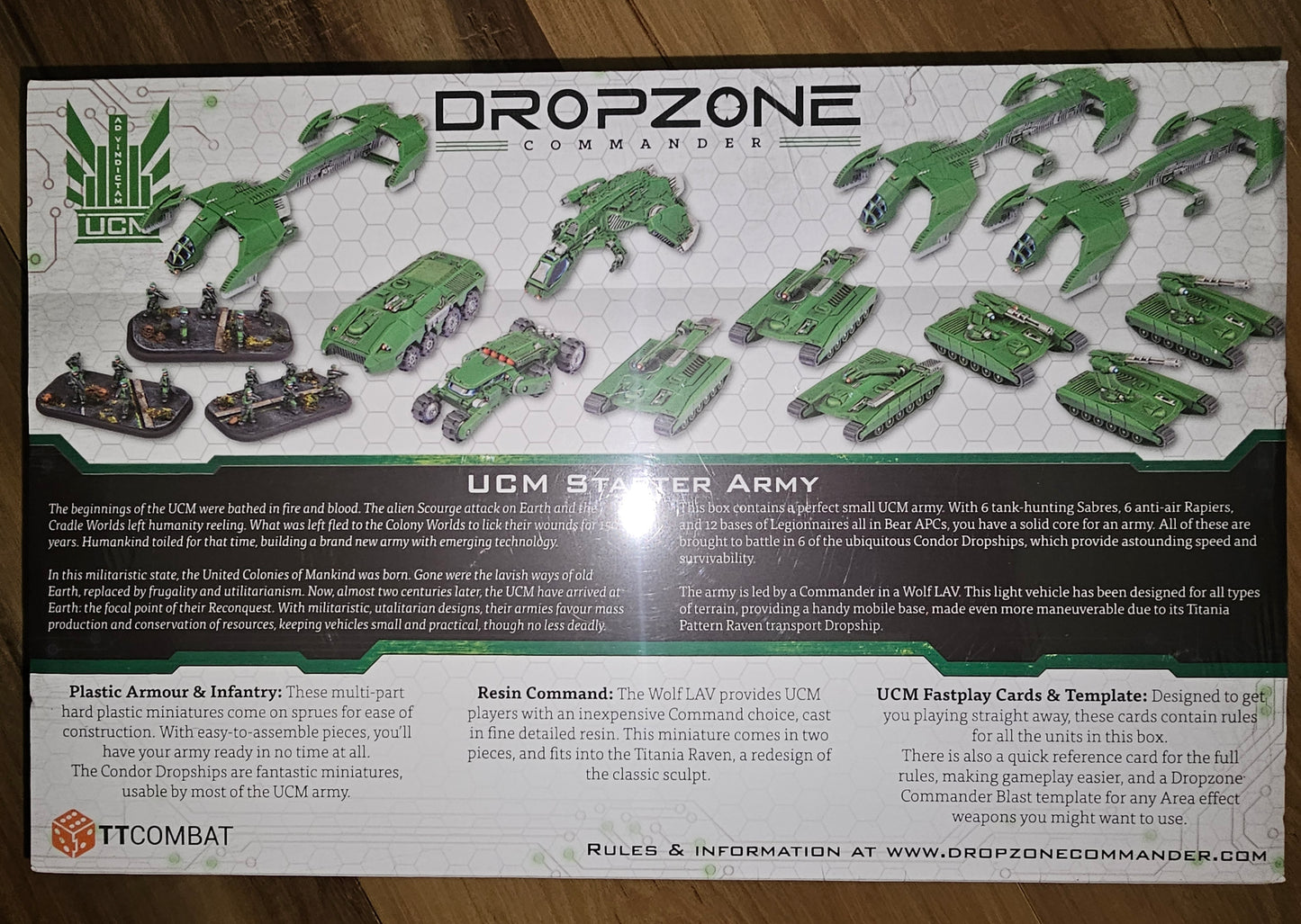 Dropzone Commander UCM Starter Army (*See Per Order Flat Rate Shipping)