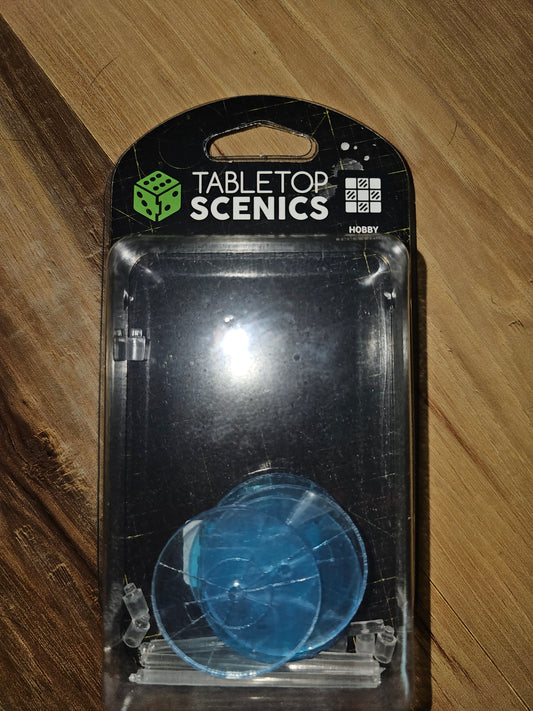 Dropfleet Commander Medium Clear Base Pack (*See Per Order Flat Rate Shipping)