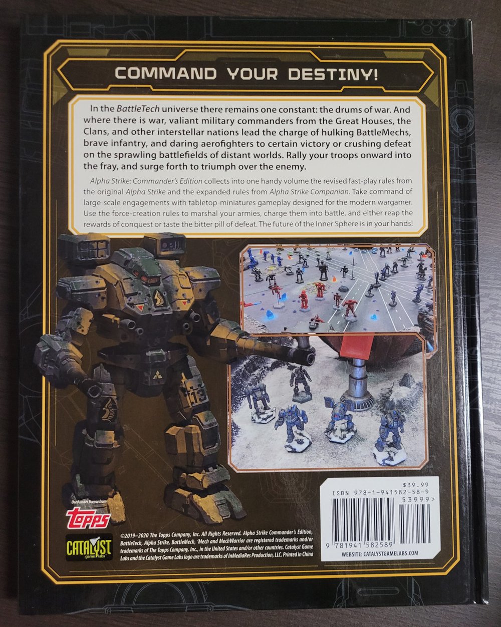 BattleTech RPG: Alpha Strike - Commander's Edition (*See Per Order Flat Rate Shipping)