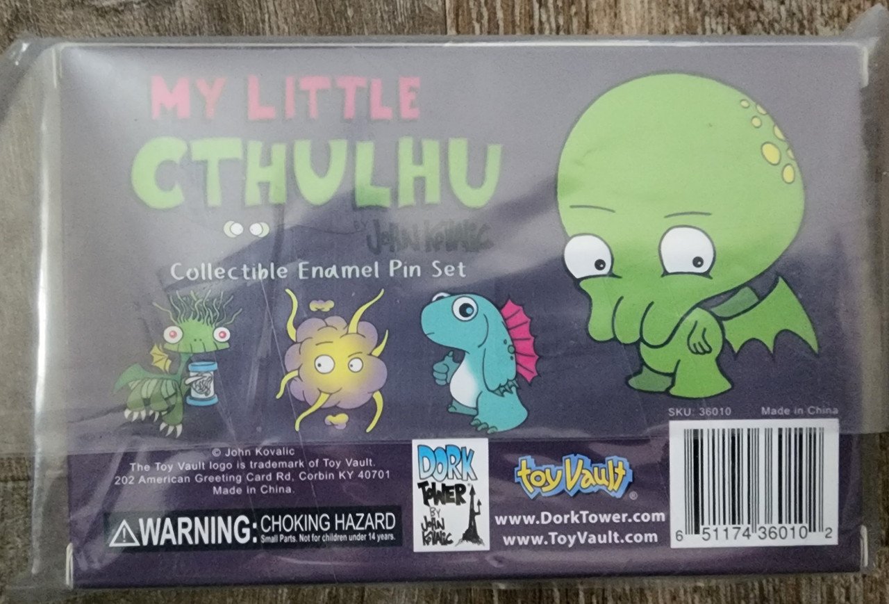 My Little Cthulhu Enamel Pin Set (*See per order Flat Rate Shipping)