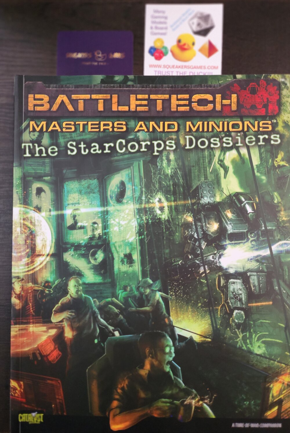 BATTLETECH: MASTERS & MINIONS: THE STARCORPS DOSSIERS (*See Per Order Flat Rate Shipping)