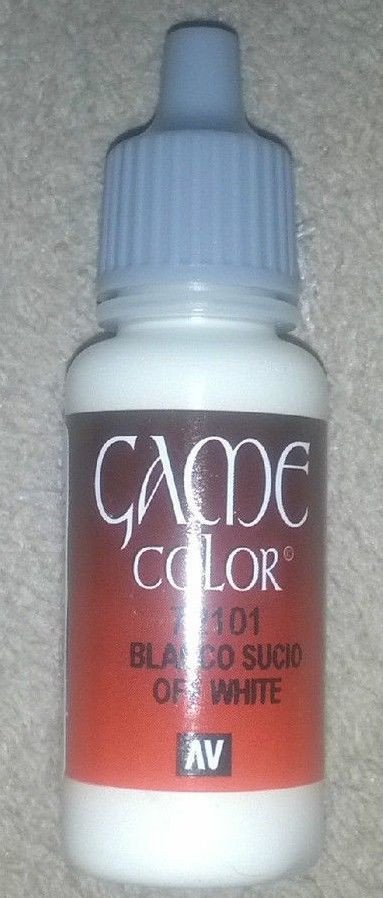 Vallejo Paint Game Color Off White 72101 (*See Per Order Flat Rate Shipping)