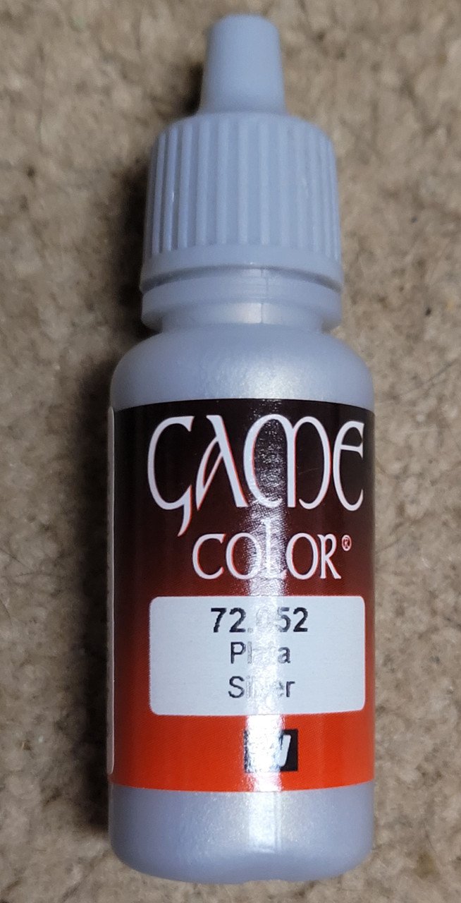 Vallejo Game Color Paint Mithril Silver 72.052  (*See Per Order Flat Rate Shipping)