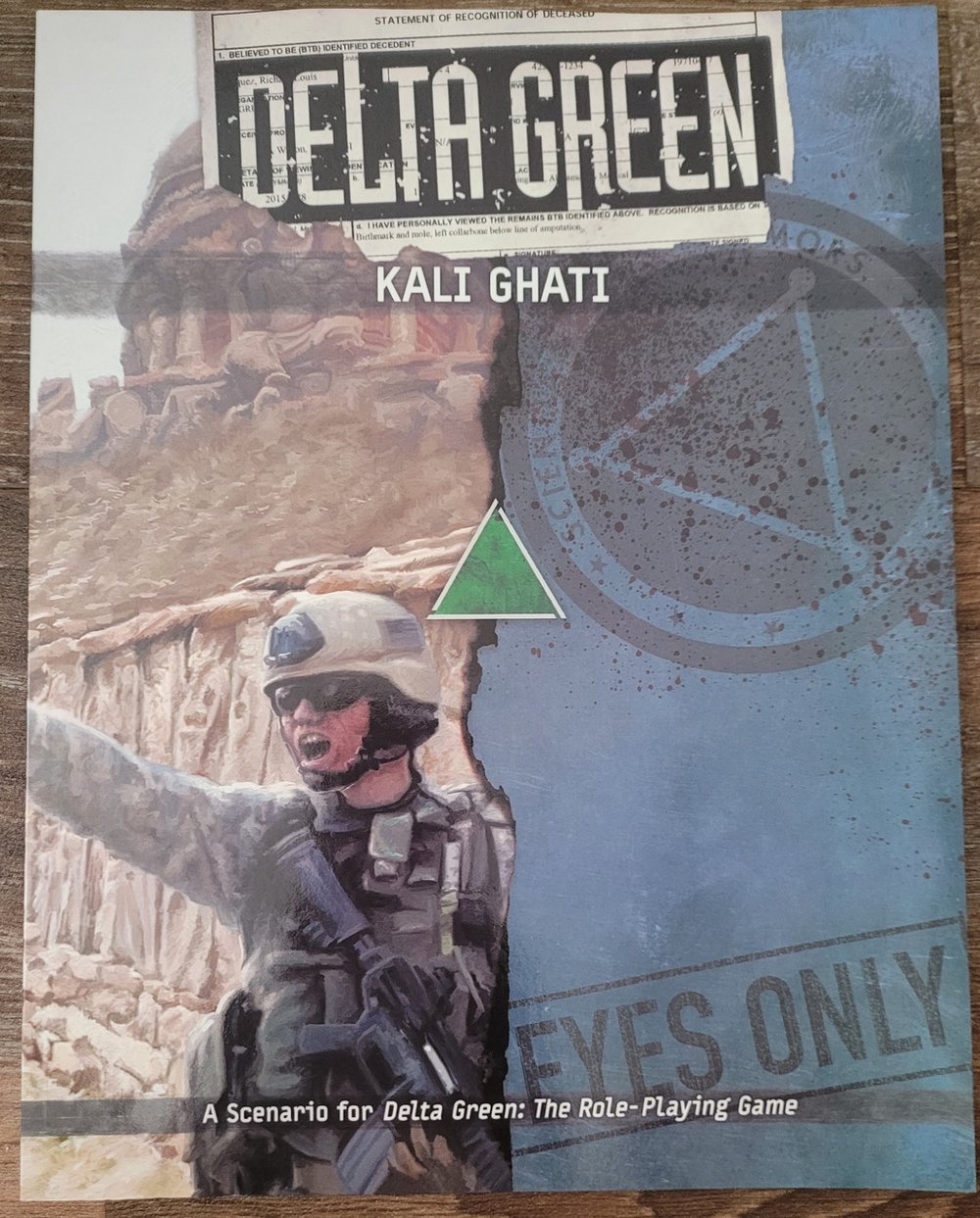 Delta Green RPG Kali Ghati Adventure (*See Per Order Flat Rate Shipping)