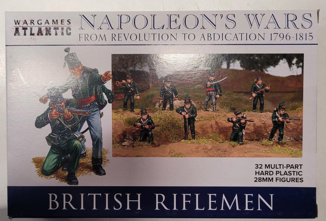 Napoleon's War British Riflemen (32) 1796-1815  (*See Per Order Flat Rate Shipping)