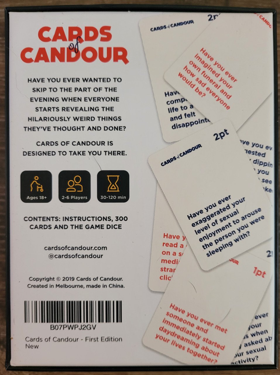 Cards of Candour - Core Game (First Edition) (*See Per Order Flat Rate Shipping)