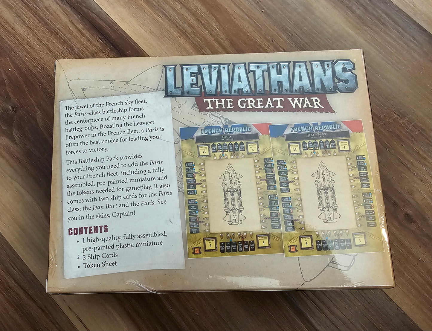 Leviathans Battleship Ship Pack Paris (French 2012) (*See Per Order Flat Rate Shipping)