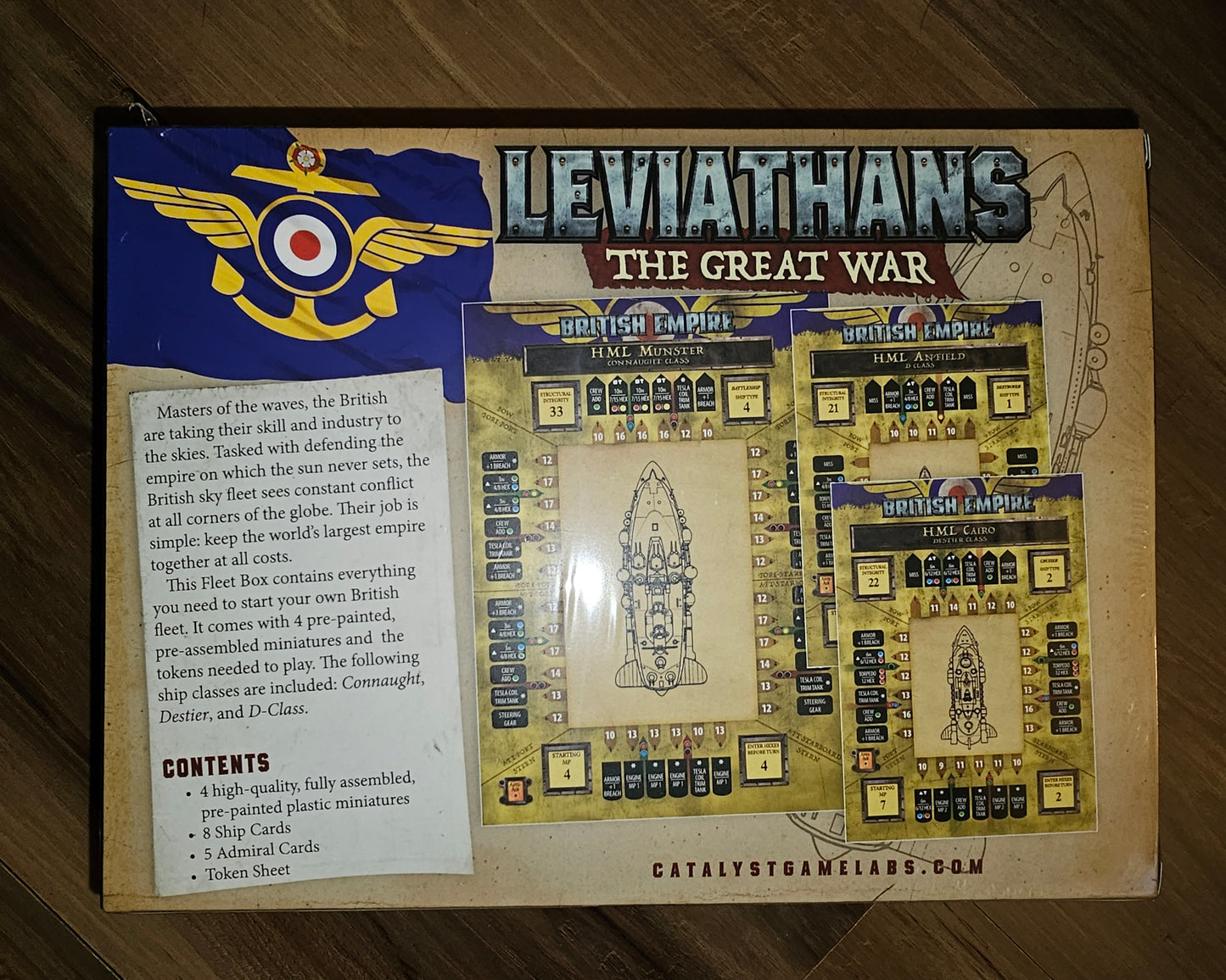 Leviathans The Great War British Fleet box (*See Per Order Flat Rate Shipping)