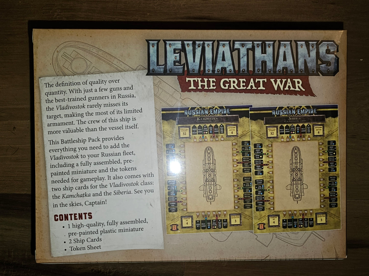 Leviathans The Great War Vladivostok Battleship Pack (*See Per Order Flat Rate Shipping)