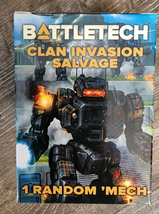 BattleTech Clan Invasion Salvage Blind  Box (1) (*See Per Order Flat Rate Shipping)