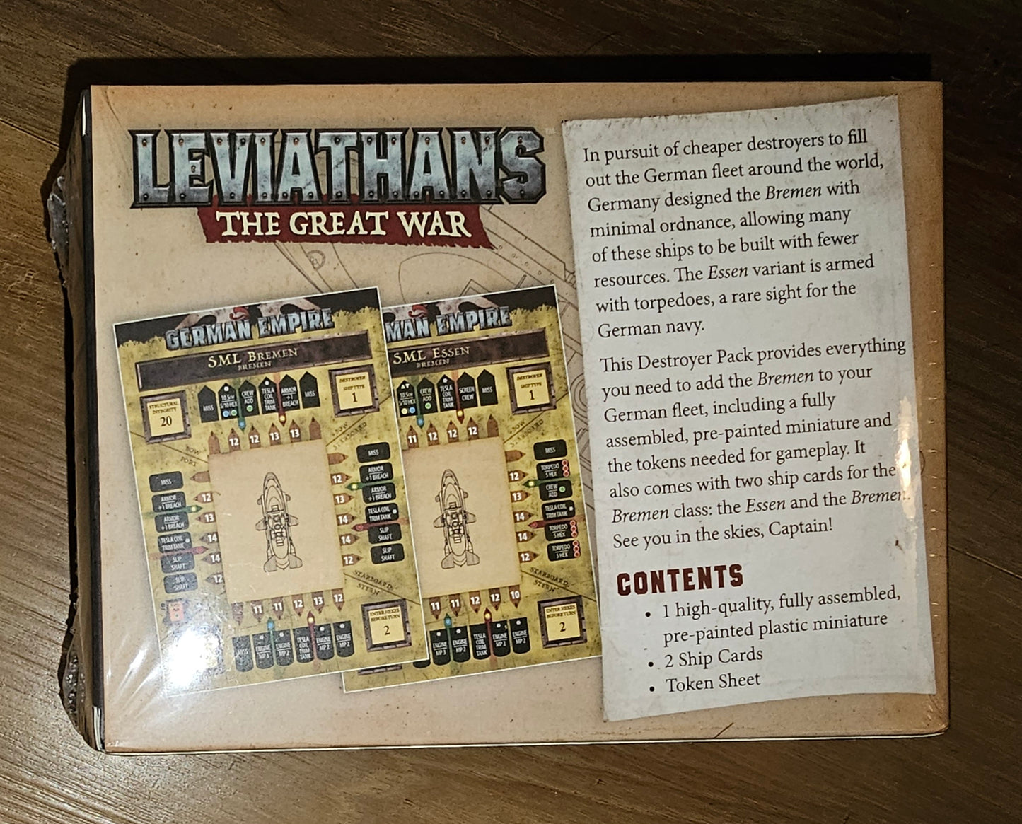 Leviathans Destroyer Ship Pack Bremen German (*See Per Order Flat Rate Shipping)