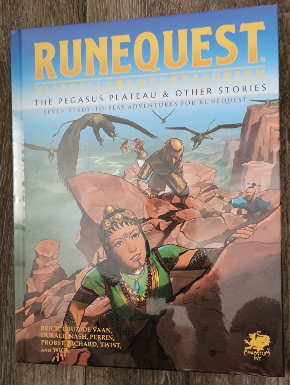 RuneQuest RPG The Pegasus Plateau & Other Stories (HC) (*See Per Order Flat Rate Shipping)