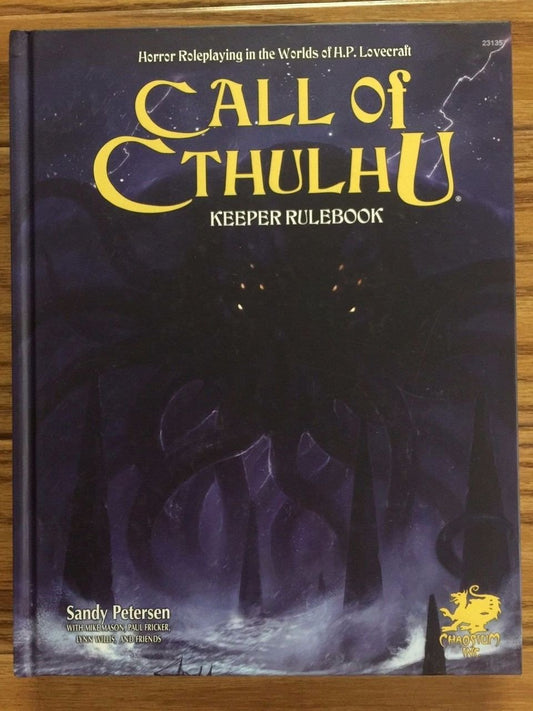 Call of Cthulhu: Keeper Rulebook 7th Edition by Chaosium (*See Per Order Flat Rate Shipping)