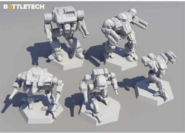 BattleTech Clan Fire Star Miniature Force Pack (*See Per Order Flat Rate Shipping)