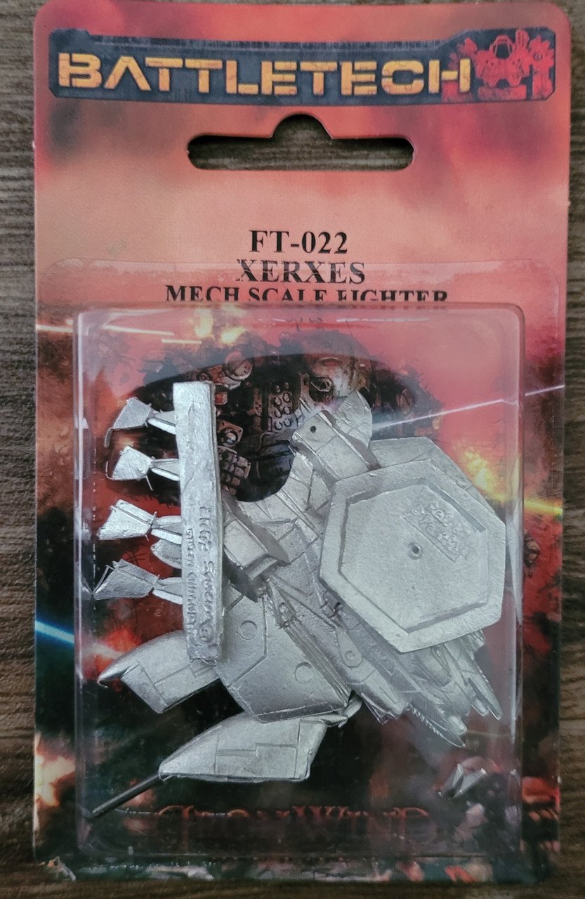 BattleTech FT-022 Xerxes Mech Scale Fighter (*See Per Order Flat Rate Shipping)