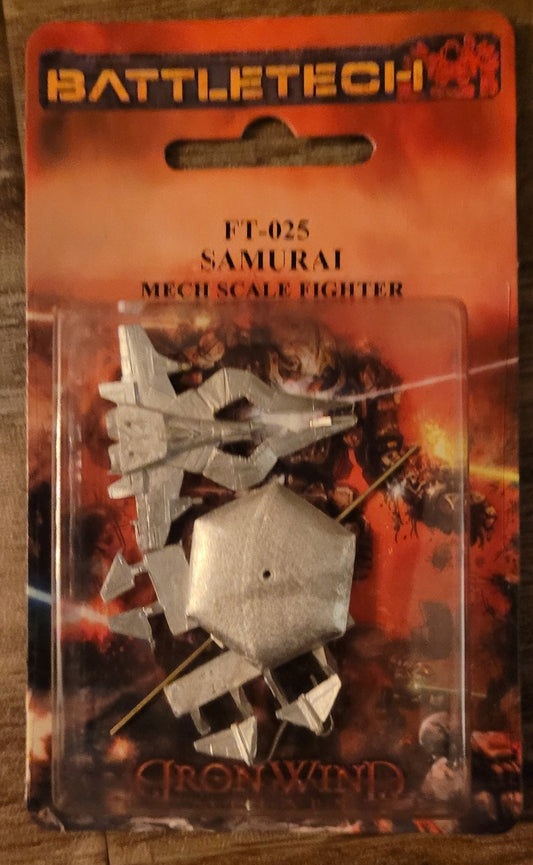 BattleTech FT-025 Samurai Mech Scale Fighter (*See Per Order Flat Rate Shipping)