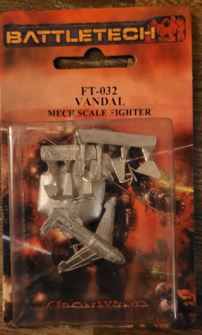 BattleTech FT-032 Vandal Mech Scale Fighter (*See Per Order Flat Rate Shipping)