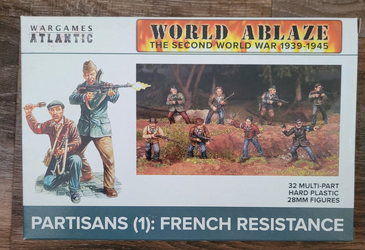 Wargame Atlantic Partisans (1) French Resistance (*See Per Order Flat Rate Shipping)
