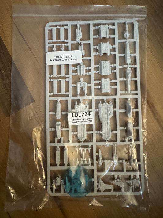 Dropfleet Commander Resistance Cruiser Sprue (*See Per Order Flat Rate Shipping)