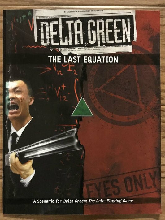 Delta Green RPG: The Last Equation (*See Per Order Flat Rate Shipping)