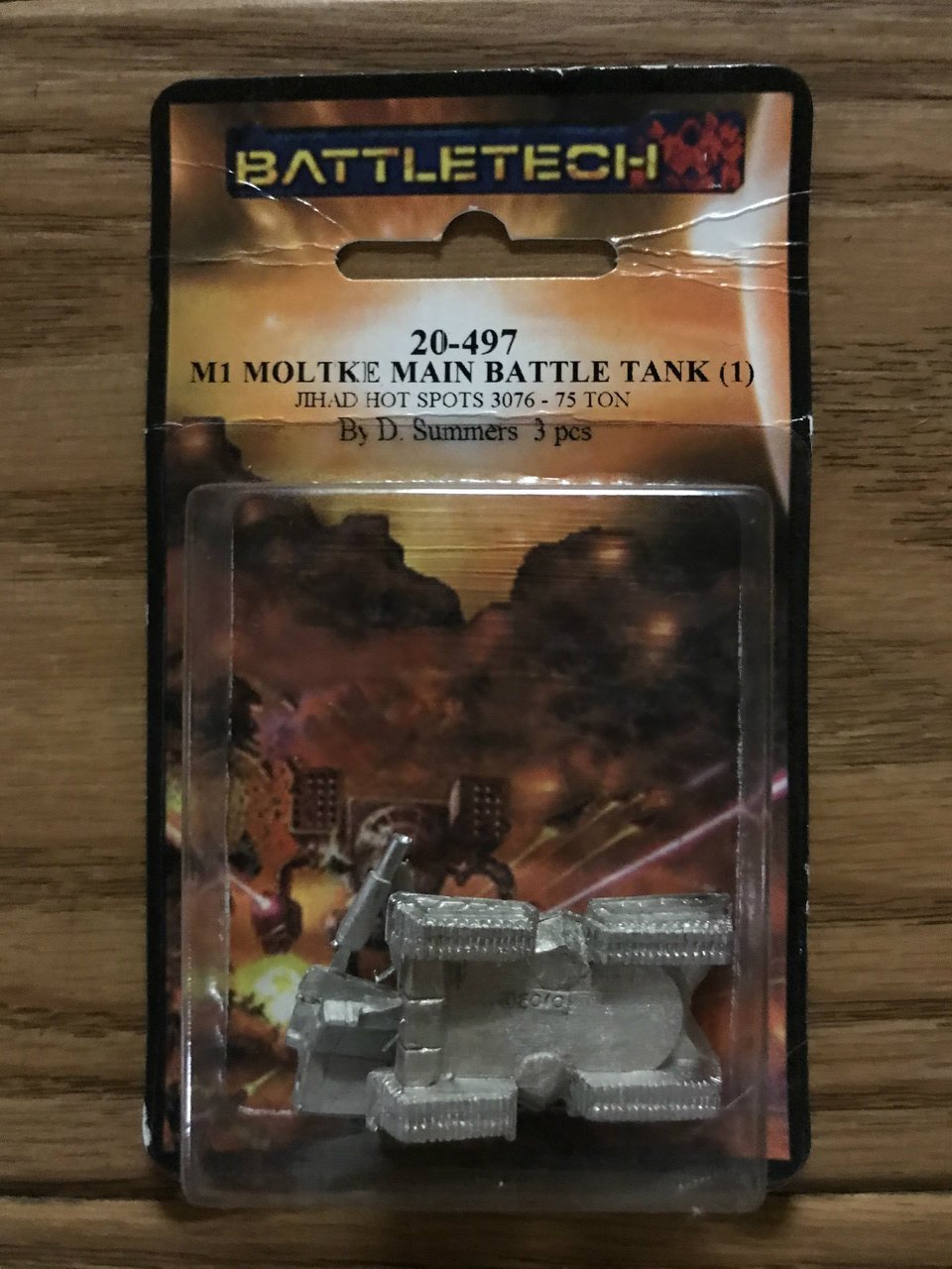 Battletech: 20-497 M1 Moltke Main Battle Tank  (*See Per Order Flat Rate Shipping)