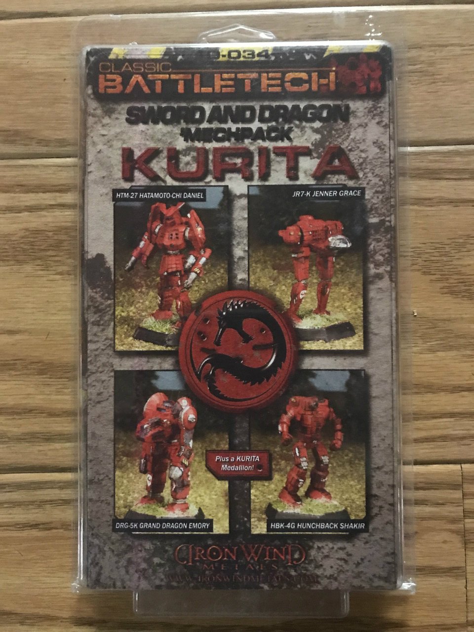BattleTech 10-034 Kurita Sword & Dragon Mech Pack II (*See Per Order Flat Rate Shipping)