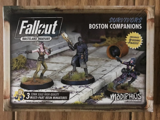 Fallout: Wasteland Warfare - Survivors Boston Companions (*See Per Order Flat Rate Shipping)