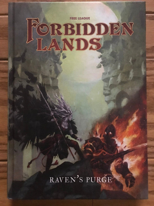 Forbidden Lands RPG: Raven's Purge  (*See Per Order Flat Rate Shipping)