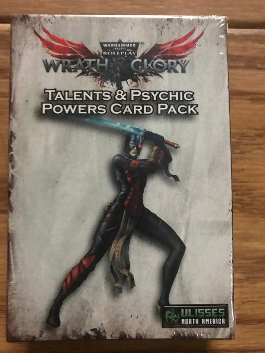 Wrath & Glory RPG: Character Talents & Psychic Powers Deck (*See Per Order Flat Rate Shipping)