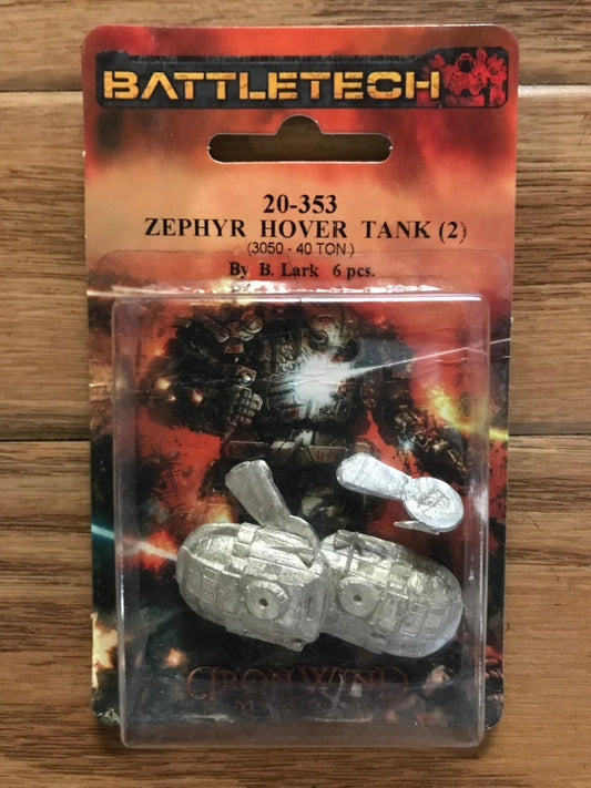 Battletech 20-353 Zephyr Hover Tank (2) (*See Per Order Flat Rate Shipping)