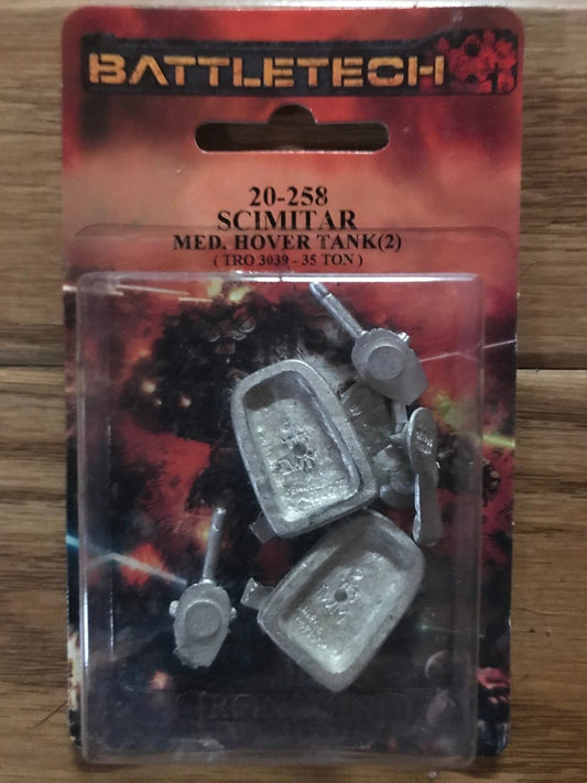 Battletech Scimitar Medium Hover Tank (2) 20-258 (*See Per Order Flat Rate Shipping)