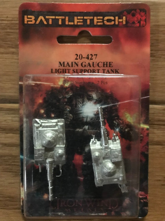 Battletech 20-427 Main Gauche Lt. Support Tank (2) (*See Per Order Flat Rate Shipping)