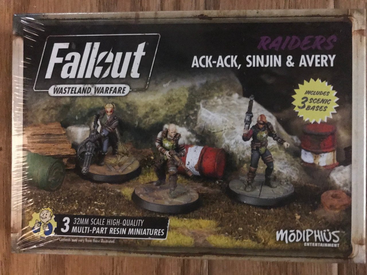 Fallout: Wasteland Warfare - Ack Ack, Sinjin & Avery (*See Per Order Flat Rate Shipping)