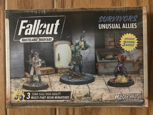 Fallout RPG Wasteland Warfare Survivore Unusual Allies (*See Per Order Flat Rate Shipping)