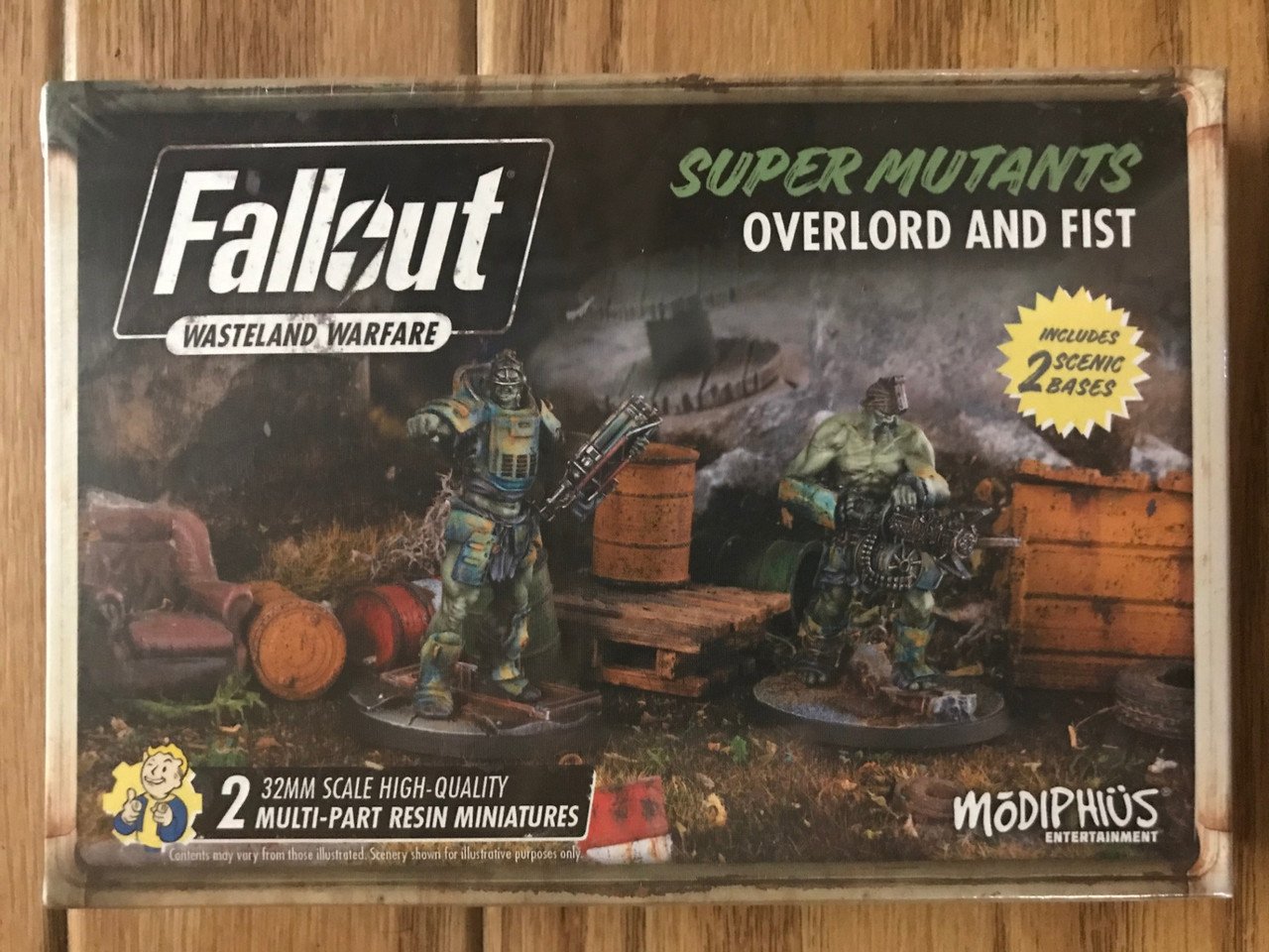 Fallout Wasteland Warfare - Super Mutants Overlord and Fist (*See Per Order Flat Rate Shipping)