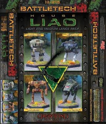 Battletech 10-046 House Liao Light-Medium Lance Set (*See Per Order Flat Rate Shipping)