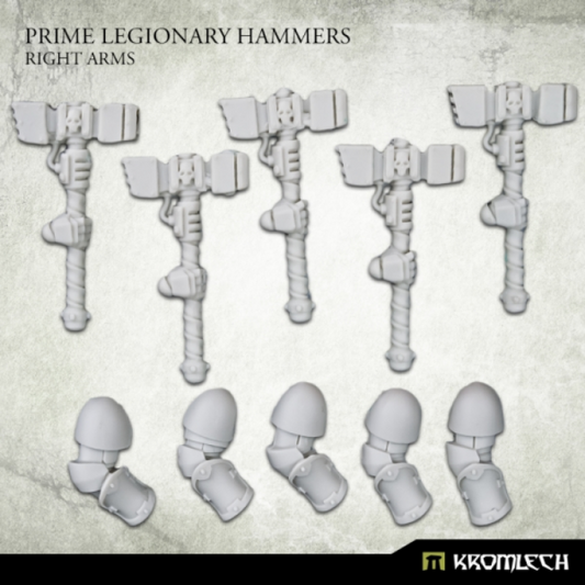 Kromlech Conversion Bitz Prime Legionaries CCW Arms Hammer [right] (5) (*See Per Order Flat Rate Shipping)