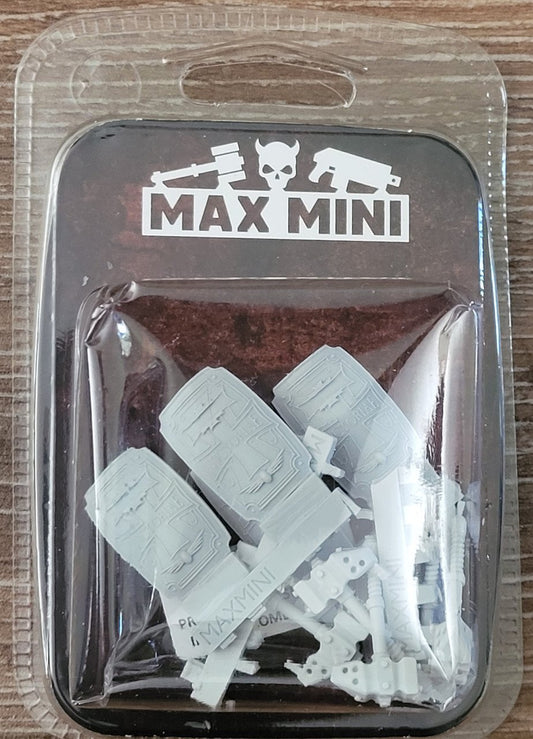 Max Mini Mechanical Shields and Hammers (5+5) (*See Per Order Flat Rate Shipping)