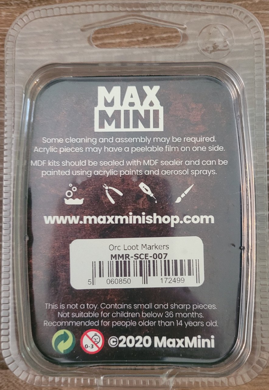 MaxMini Scenery - Orc Loot Markers (*See Per Order Flat Rate Shipping)