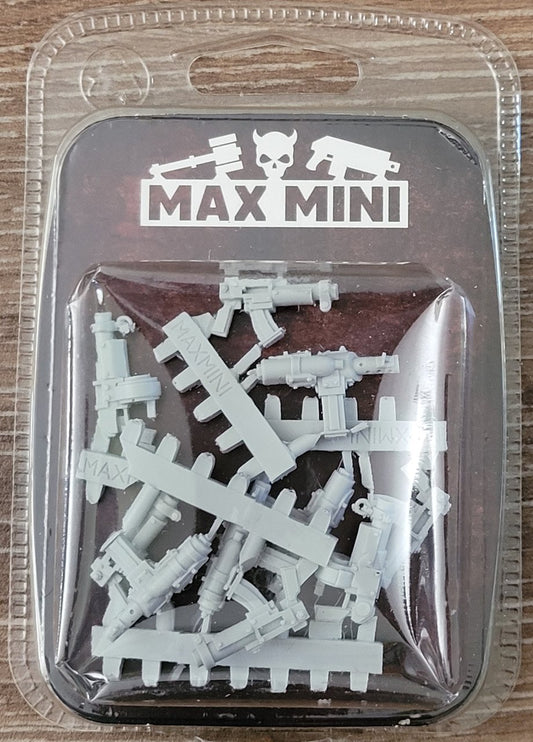 Max Mini Post Apocalyptic Guns (10) (*See Per Order Flat Rate Shipping)