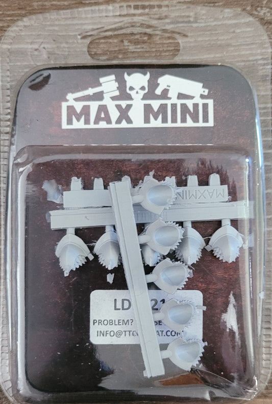 MaxMini Mecha Egyptian Shoulder Pads (*See Per Order Flat Rate Shipping)